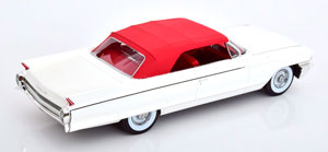 CADILLAC ELDORADO BIARRITZ CONVERTIBLE WITH SOFTTOP 1962 WHITE RED — фото 2