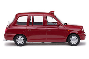 LONDON TAXI CAB TX1 1998 RED — фото 3