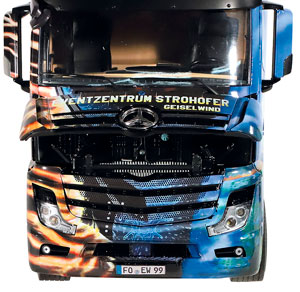 MERCEDES ACTROS GIGASPACE 4X2 TOWING VEHICLE WITH ILLUMINATION — фото 5