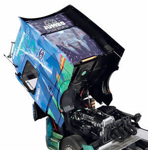 MERCEDES ACTROS GIGASPACE 4X2 TOWING VEHICLE WITH ILLUMINATION — фото 2