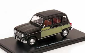 RENAULT 4L PARISIENNE 1966 BLACK GREEN