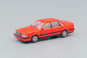 AUDI V8 (4C), PURPLERED (ДЛИНА МОДЕЛИ 3-5 СМ)