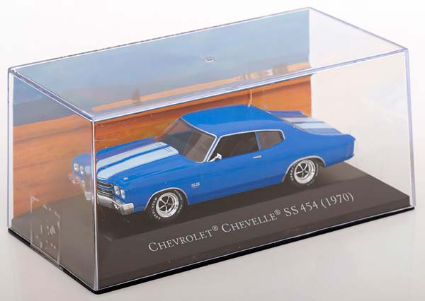CHEVROLET CHEVELLE SS454 1970 BLUE / WHITE / ШЕВРОЛЕ ЧЕВЕЛЛЕ SS454 СИНИЙ БЕЛЫЙ — фото 3
