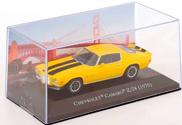 CHEVROLET CAMARO Z / 28 1970 YELLOW / BLACK / ШЕВРОЛЕ КАМАРО 28 ЖЕЛТЫЙ ЧЕРНЫЙ — фото 3