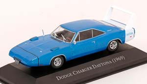 DODGE CHARGER DAYTONA 1969 BLUE METALLIC WHITE