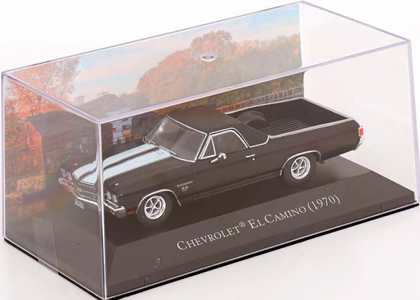 CHEVROLET EL CAMINO 1970 BLACK / WHITE / ШЕВРОЛЕ ЕЛ КАМИНО ЧЕРНЫЙ БЕЛЫЙ — фото 3