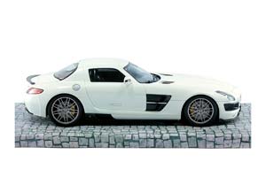 MERCEDES С197 BRABUS 700 BI-TURBO SLS-CLASS COUPE 2012 WHITE — фото 11