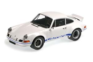 PORSCHE 911 CARRERA RS 2.7 1972 WHITE/BLUE — фото 1