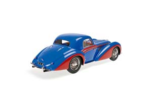 DELAHAYE TYPE 145 V-12 COUPE 1937 BLUE WITH RED — фото 7