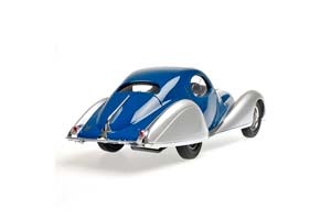 TALBOT-LAGO T150-C-SS COUPE 1937 BLUE WITH SILVER — фото 6