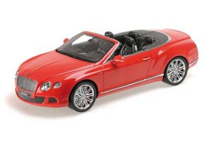 BENTLEY CONTINENTAL GT SPEED CONVERTIBLE 2013 RED LIMITED EDITION 999 PCS