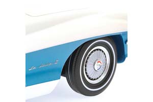 LA SALLE II ROADSTER CONCEPT GM GENERAL MOTORS 1955 WHITE/BLUE — фото 3