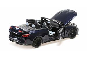 BMW M4 CONVERTIBLE 2021 DARK BLUE METALLIC — фото 4