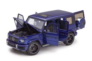 MERCEDES W463 AMG G63 G-CLASS 2018 / МЕРСЕДЕС 463 ГЕЛЕНДВАГЕН СИНИЙ МЕТАЛЛИК — фото 3
