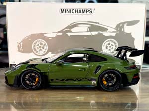 PORSCHE 911 (992) GT3RS 2024 NATO OLIVE/BLACK WHEELS / ПОРШЕ 911 992 GT3 RS NATO ОЛИВКОВЫЙ/ЧЕРНЫЕ КОЛЕСА — фото 8
