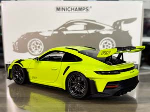 PORSCHE 911 (992) GT3RS 2023 ACID GREEN/BLACK WHEELS / ПОРШЕ 911 992 GT3 RS КИСЛОТНО-ЗЕЛЕНЫЙ/ЧЕРНЫЕ КОЛЕСА — фото 7