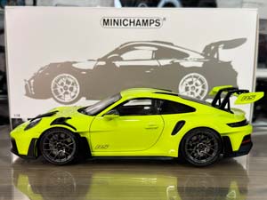 PORSCHE 911 (992) GT3RS 2023 ACID GREEN/BLACK WHEELS / ПОРШЕ 911 992 GT3 RS КИСЛОТНО-ЗЕЛЕНЫЙ/ЧЕРНЫЕ КОЛЕСА — фото 8