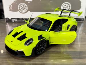 PORSCHE 911 (992) GT3RS 2023 ACID GREEN/BLACK WHEELS / ПОРШЕ 911 992 GT3 RS КИСЛОТНО-ЗЕЛЕНЫЙ/ЧЕРНЫЕ КОЛЕСА — фото 10