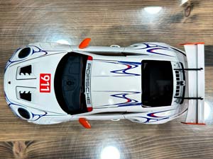 PORSCHE 911 (992) GT3RS 2023 WHITE/ORANGE DECOR / ПОРШЕ 911 992 GT3 RS БЕЛЫЙ/ОРАНЖЕВЫЙ ДЕКОР — фото 9