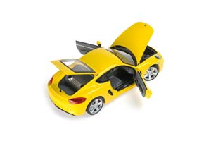 PORSCHE CAYMAN 2012 ЖЕЛТЫЙ — фото 3