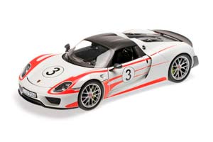 PORSCHE 918 SPYDER 2013 W/ WEISSACH PACKAGE SALZBURG LIMITED EDITION 750 PCS