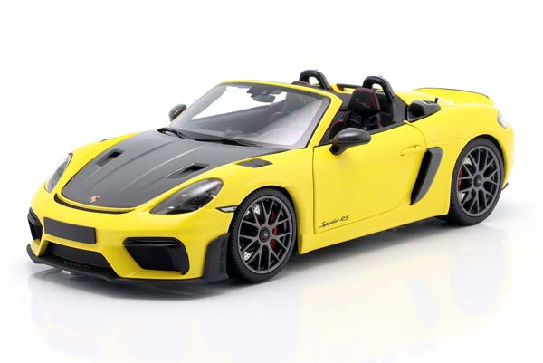 PORSCHE SPYDER RS WEISSACH PACKAGE 2024 YELLOW CARBON-GREY