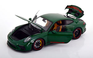 PORSCHE 911 (991) GT3 2018 DARKGREEN RED — фото 3