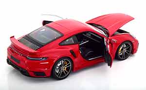 PORSCHE 911 (992) TURBO S SPORT DESIGN 2021 RED — фото 4
