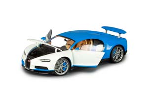 BUGATTI CHIRON ГОЛУБОЙ С БЕЛЫМ — фото 3