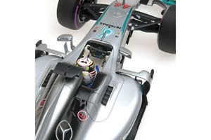 MERCEDES-AMG PETRONAS MOTORSPORT F1 W07 EQ POWER+ LEWIS HAMILTON WINNER ABU DHABI GP 2016 #44 L.E. 300 — фото 4
