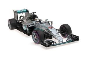 MERCEDES-AMG PETRONAS MOTORSPORT F1 W07 EQ POWER+ LEWIS HAMILTON WINNER ABU DHABI GP 2016 #44 L.E. 300 — фото 2