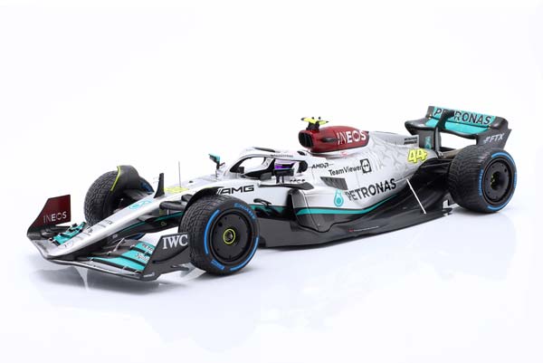 MERCEDES-AMG F1 W13 #44 8TH MONACO GP FORMULA 1 2022 L. HAMILTON / МЕРСЕДЕС-АМГ ФОРМУЛА-1 W13 8TH МОНАКО ГРАН-ПРИ ХЭМИЛТОН