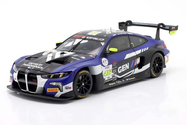 BMW M4 GT3 EVO #46 WINNER 8H INDIANAPOLIS 2025 TEAM WRT / БМВ M4 ГТ3 ЭВО ПОБЕДИТЕЛЬ 8H ИНДИАНАПОЛИС КОМАНДА ВРТ