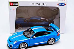PORSCHE 911 (997) GT3 RS 4.0 2011 LIGHT BLUE/SILVER / ПОРШЕ 911 (997) GT3 RS 4.0 2011 СВЕТЛО-ГОЛУБОЙ/СЕРЕБРИСТЫЙ — фото 5