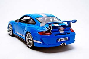 PORSCHE 911 (997) GT3 RS 4.0 2011 LIGHT BLUE/SILVER / ПОРШЕ 911 (997) GT3 RS 4.0 2011 СВЕТЛО-ГОЛУБОЙ/СЕРЕБРИСТЫЙ — фото 2