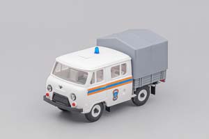 УАЗ-39094 ФЕРМЕР С ТЕНТОМ МЧС ПЛАСТИК, БЕЛЫЙ