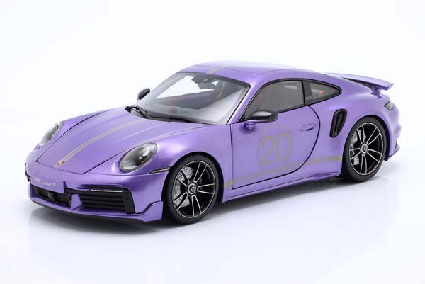 PORSCHE 911 (992) TURBO S COUPE 2021 PURPLE METALLIC