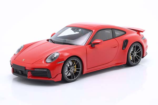 PORSCHE 911 (992) TURBO S COUPE SPORT DESIGN 2021 GUARDS RED / ПОРШЕ 911 992 ТУРБО КУПЕ СПОРТ ДИЗАЙН КРАСНЫЙ