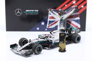 MERCEDES-AMG F1 W10 #44 USA GP FORMULA 1 WORLD CHAMPION 2019 L. HAMILTON / МЕРСЕДЕС-АМГ ФОРМУЛА-1 W10 УСА ГРАН-ПРИ ЧЕМПИОН МИРА ХЭМИЛТОН — фото 3