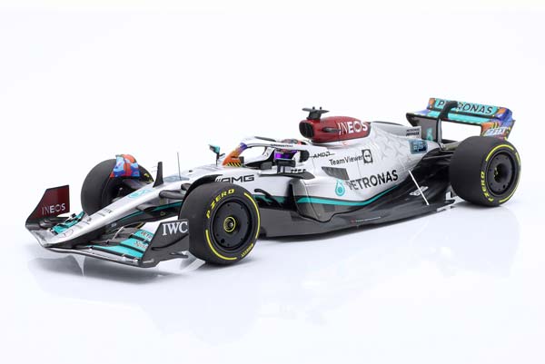 MERCEDES-AMG F1 W13 #63 5TH MIAMI GP FORMULA 1 2022 GEORGE RUSSELL / МЕРСЕДЕС-АМГ ФОРМУЛА-1 W13 5 МЕСТО ГРАН-ПРИ МАЙАМИ ДЖОРДЖ РАССЕЛЛ