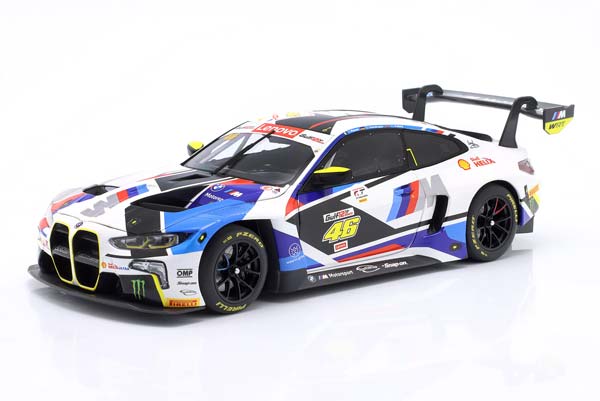 BMW M4 GT3 #46 2ND 12H ABU DHABI 2023 ROSSI, VANTHOOR, YELLOLY / БМВ M4 ГТ3 2ND 12 ЧАСОВ АБУ ДХАБИ РОССИ ВАНТУР ЙЕЛЛОЛЙ