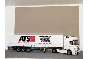 MERCEDES ACTROS 2 STREAMSPACE WITH SEMITRAILER ATS 2016 WHITE — фото 2