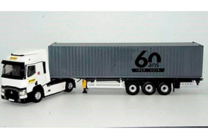 RENAULT T460 WITH SEMI-TRAILER CONTAINER KLINZING 2019 — фото 2