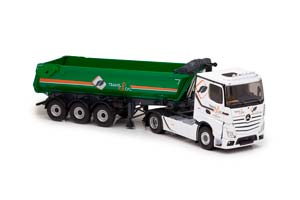 MERCEDES ACTROS 5 НИЗКАЯ КРЫША С ЛЮСТРОЙ С ПОЛУПРИЦЕПОМ-САМОСВАЛОМ TRANSLOC 2021 — фото 10