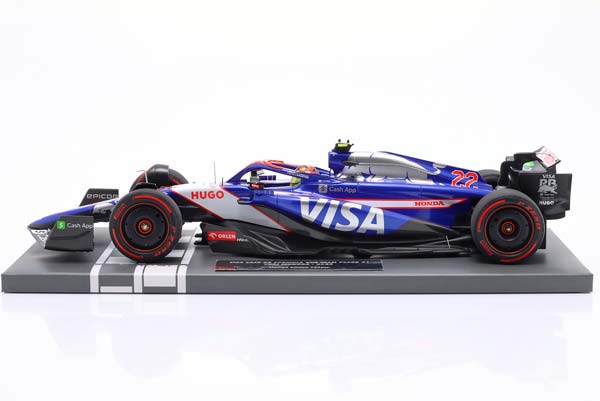 RB VCARB 01 #22 FORMULA 1 2024 YUKI TSUNODA / РЕД БУЛЛ 01 ФОРМУЛА-1 ЮКИ ЦУНОДА — фото 4