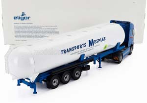 VOLVO FH4 460 TANKER TRUCK MESPLES TRANSPORTS 2020, BLUE WHITE — фото 2