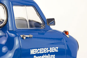 MERCEDES RENNTRANSPORTER "THE BLUE WONDER" YEAR 1955 BLUE / МЕРСЕДЕС ГОЛУБАЯ МЕЧТА СИНИЙ — фото 14
