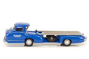 MERCEDES RENNTRANSPORTER "THE BLUE WONDER" YEAR 1955 BLUE / МЕРСЕДЕС ГОЛУБАЯ МЕЧТА СИНИЙ — фото 16