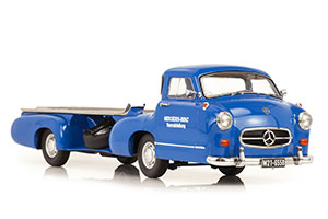MERCEDES RENNTRANSPORTER "THE BLUE WONDER" YEAR 1955 BLUE / МЕРСЕДЕС ГОЛУБАЯ МЕЧТА СИНИЙ — фото 17