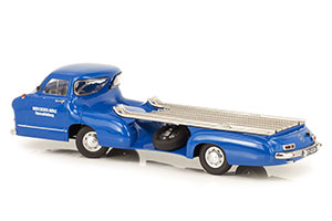 MERCEDES RENNTRANSPORTER "THE BLUE WONDER" YEAR 1955 BLUE / МЕРСЕДЕС ГОЛУБАЯ МЕЧТА СИНИЙ — фото 9